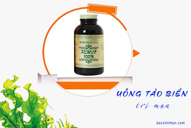 Uống tảo biển trị mụn