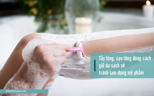 dấu hiệu bị viêm lỗ chân lông và cách phòng tránh