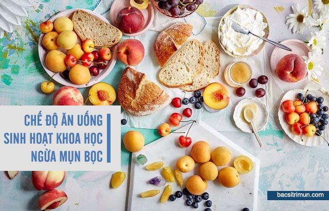 cách ngăn ngừa mụn bọc với chế độ ăn uống sinh hoạt