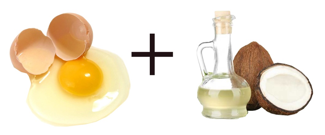 Mặt nạ trị mụn trứng cá bằng trứng gà và dầu dừa