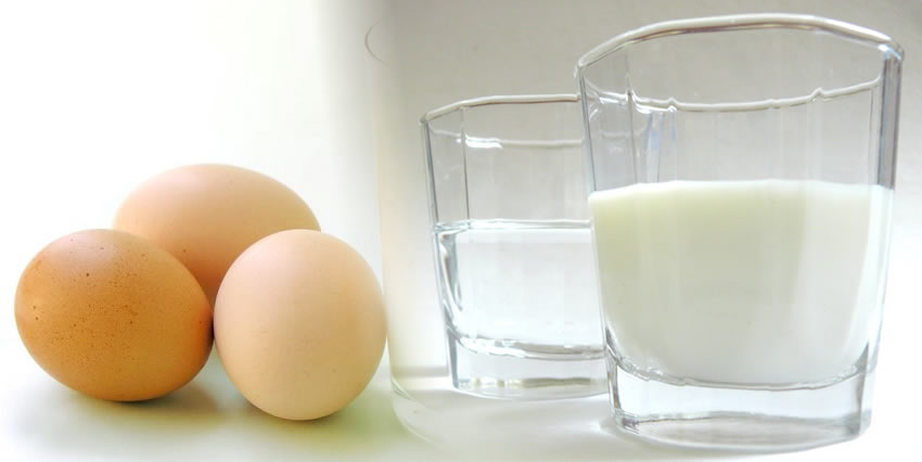 Cách chữa mụn trứng cá bằng trứng gà và sữa tươi