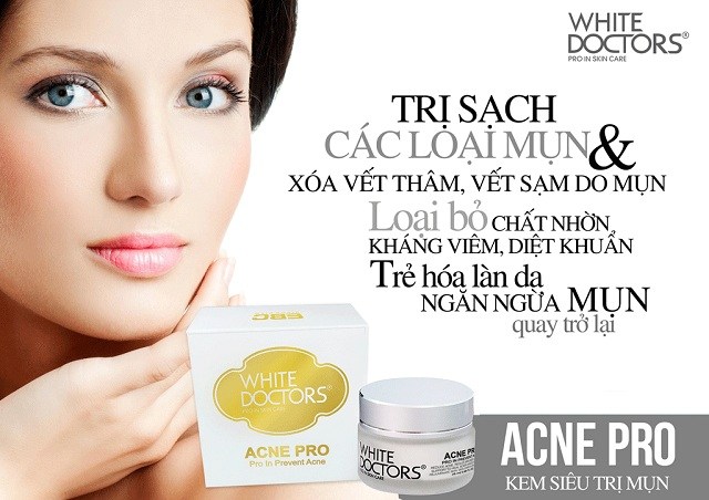 Tác dụng của kem trị mụn White Doctors Acne Pro