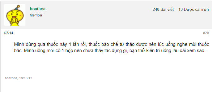 đánh giá thuốc trị mụn Kaminda