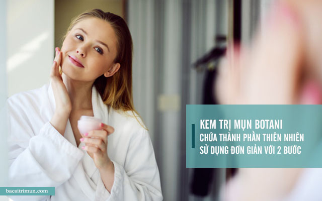 kem trị mụn botani của úc