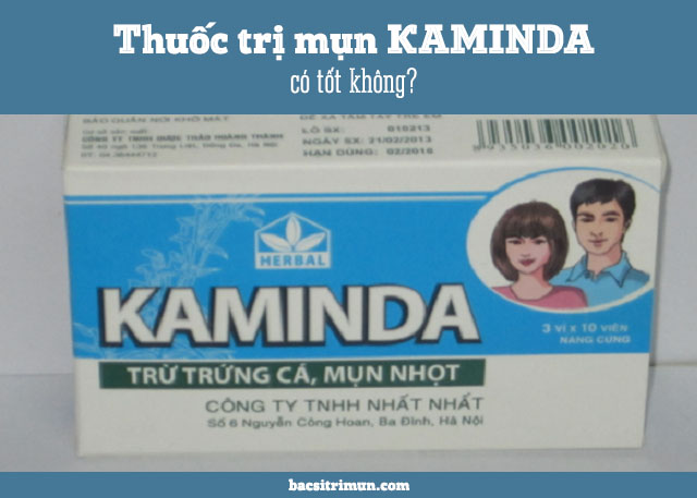 thuốc trị mụn Kaminda