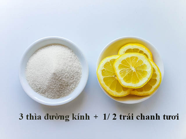 Mẹo trị mụn cám nhanh bằng chanh và đường