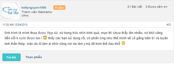 đánh giá kem trị mụn wondera