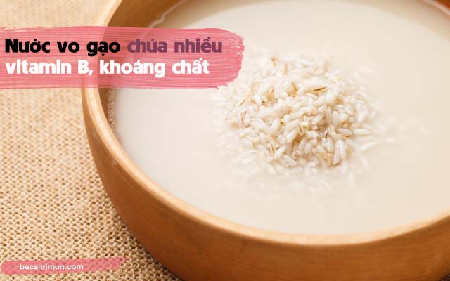 chữa hết tàn nhang bằng nước vo gạo