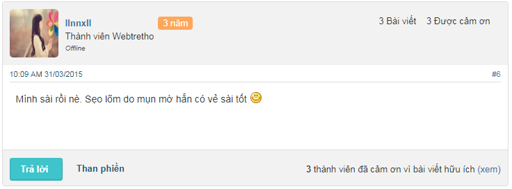 đánh giá kem trị sẹo của nga Klirvin