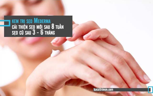 Cách sử dụng kem trị sẹo Mederma