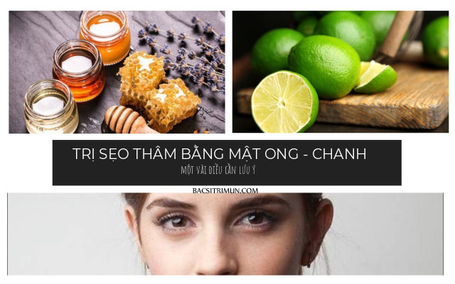 cách trị sẹo thâm bằng mật ong