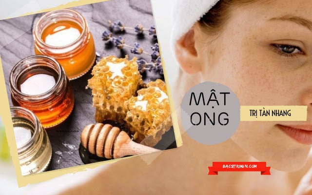 cách trị tàn nhang bằng mật ong