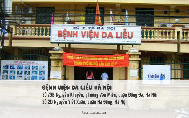 địa chỉ trị sẹo rỗ ở Hà Nội là bệnh viện da liễu Hà Nội