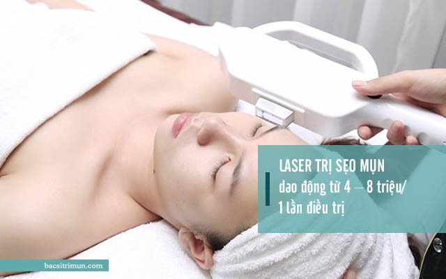 laser điều trị sẹo mụn hết bao nhiêu tiền