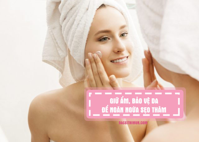 sau khi nặn mụn bọc nên làm gì