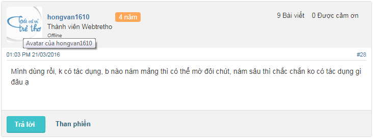 kem achromin của nga đánh giá