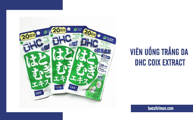 viên uống trắng da DHC Coix Extract