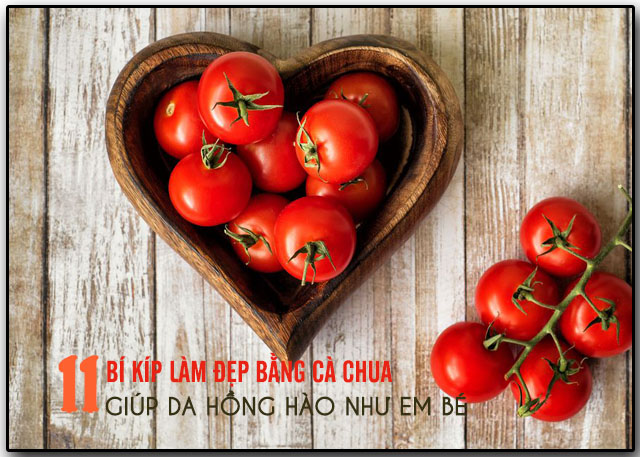 Cách làm đẹp bằng cà chua