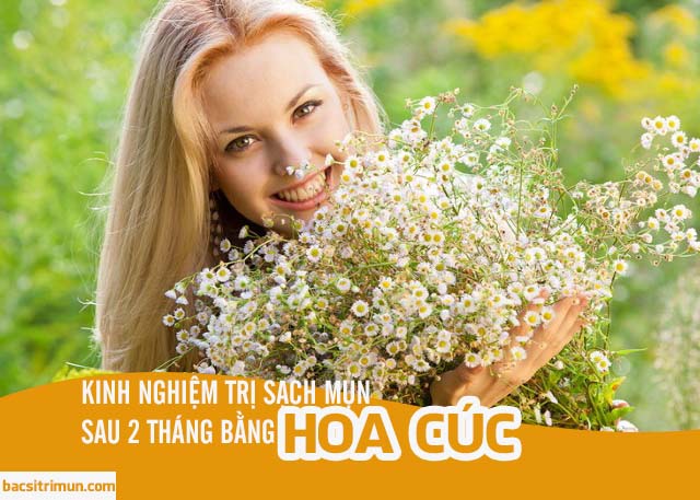 mặt nạ hoa cúc trị mụn