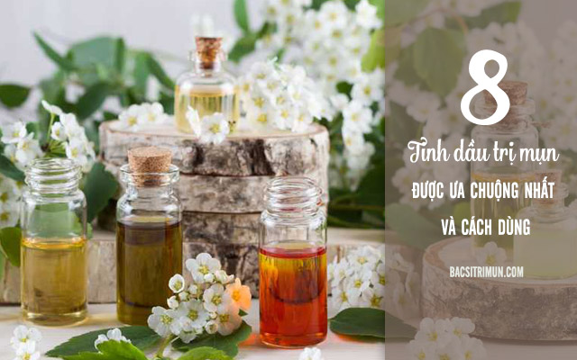 tinh dầu trị mụn