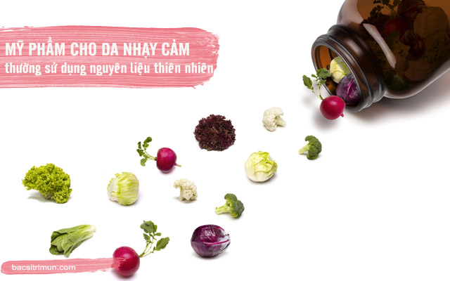 các loại mỹ phẩm cho da nhạy cảm