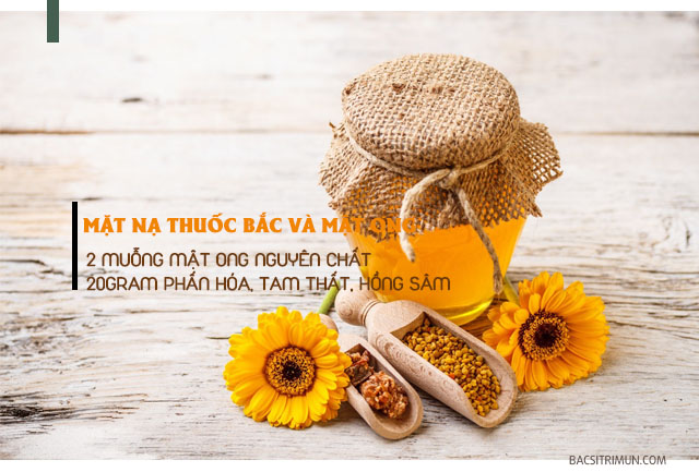 Mặt nạ thuốc bắc trị mụn cùng mật ong