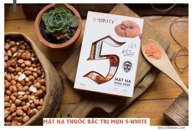 Mặt nạ thuốc bắc trị mụn S-white