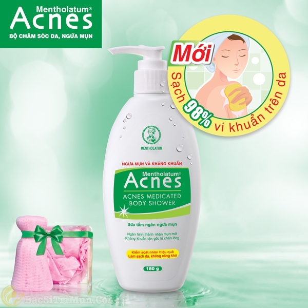 Sữa tắm Acnes Body Shower chăm sóc da, trị mụn