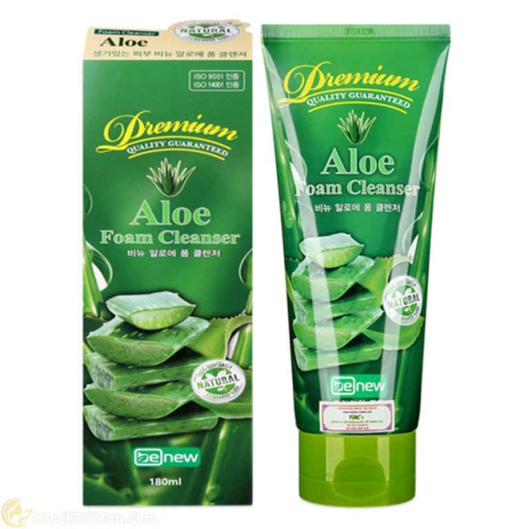 Sữa rửa mặt cao cấp Hàn Quốc - BENEW Aloe 180ml