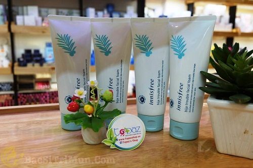 Sữa rửa mặt Innisfree Bija Trouble Facial Foam