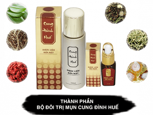 Trị mụn cung đình huế