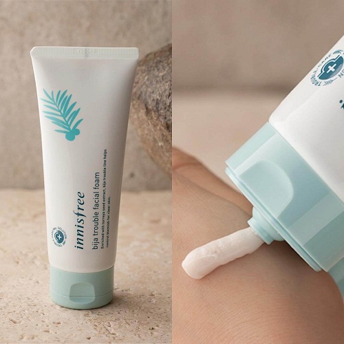 Sữa rửa mặt Innisfree Bija Trouble Facial Foam 