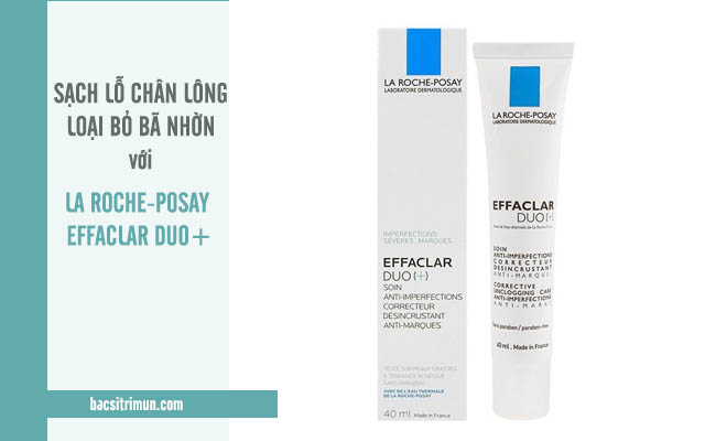 Kem trị mụn đầu đen Effaclar dou+