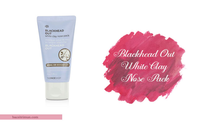 mặt nạ lột mụn đầu đen The face shop blackhead out white clay