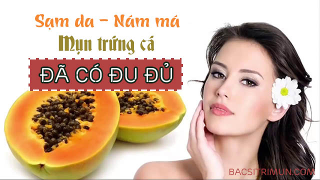 cách làm đẹp bằng đu đủ