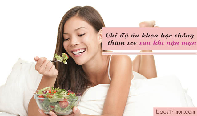 nặn mụn xong nên làm gì để không bị thâm