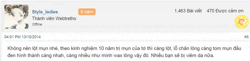 ý kiến độc giả về việc có nên dùng miếng lột mụn đầu đen